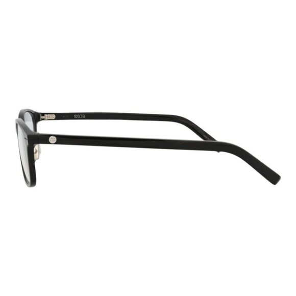 Dior Mens Square/Rectangle Black Black Transparent Fashion Designer Eyewear - Picture 3 of 4
